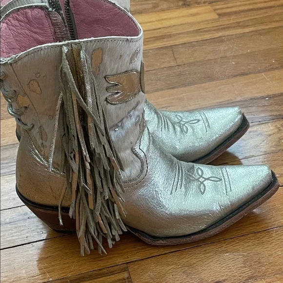 JUNK GYPSY WOMEN'S SPIRIT ANIMAL OMBRE FRINGE WESTERN FASHION BOOTIES - LANE - Picture 12 of 12